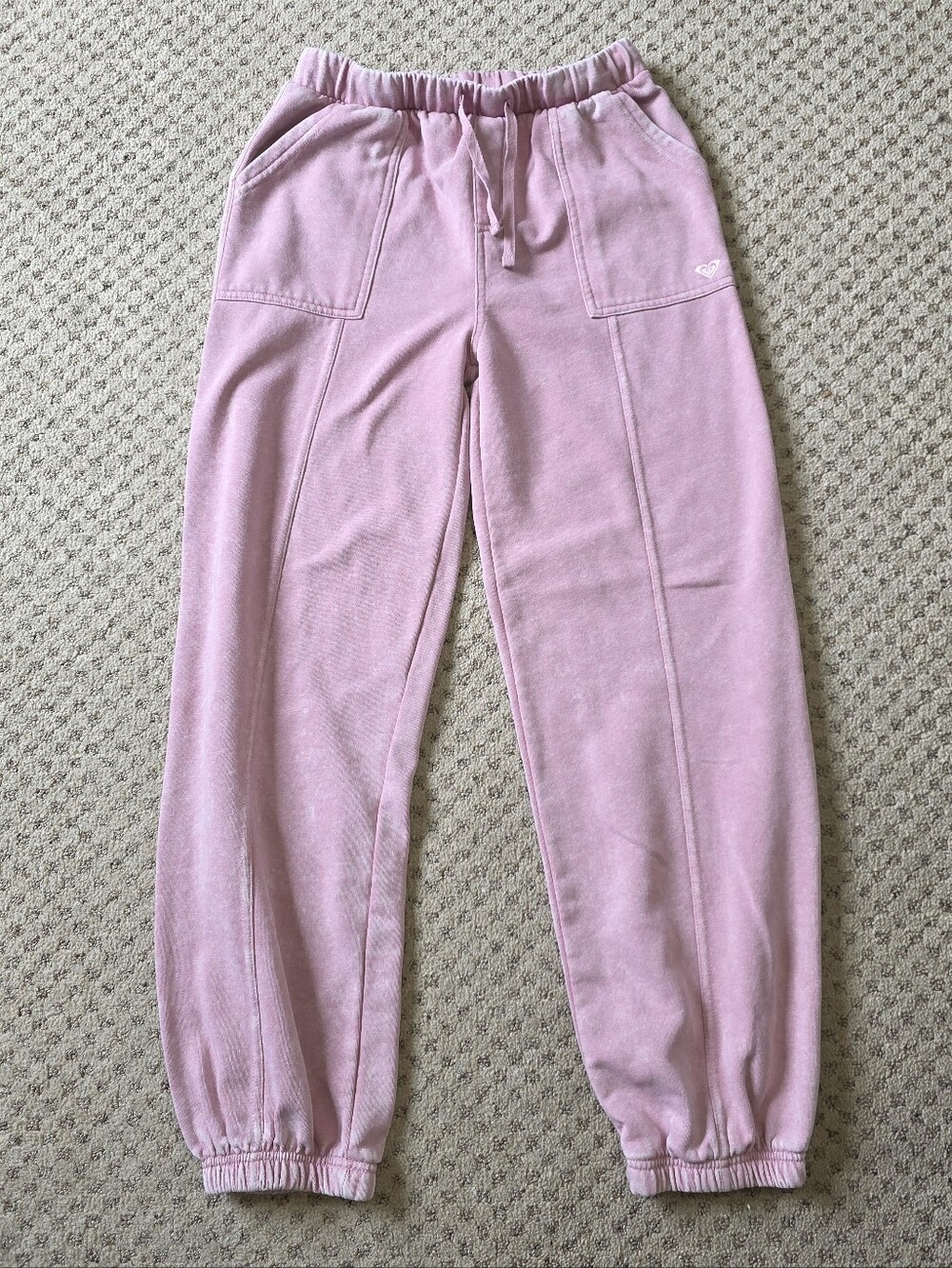 Roxy Pink Jogger Sweatpants for Kids